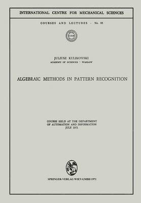 bokomslag Algebraic Methods in Pattern Recognition