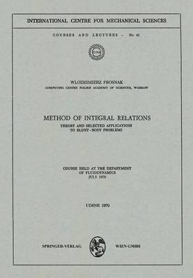 bokomslag Method of Integral Relations