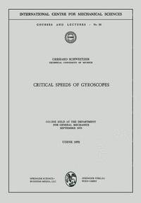 bokomslag Critical Speeds of Gyroscopes