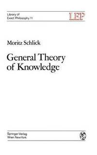 bokomslag General Theory of Knowledge