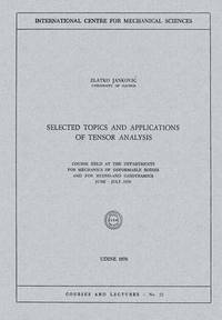 bokomslag Selected Topics and Applications of Tensor Analysis