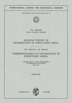 Random Theory of Deformation of Structured Media. Thermodynamics of Deformation in Structured Media 1