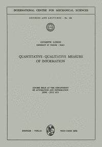 bokomslag Quantitative-Qualitative Measure of Information