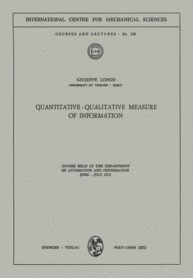 bokomslag Quantitative-Qualitative Measure of Information