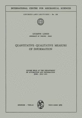 bokomslag Quantitative-Qualitative Measure of Information