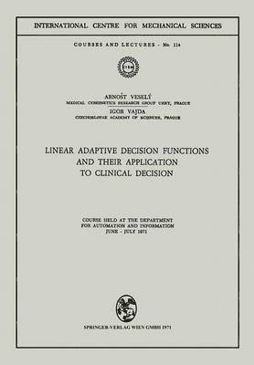 bokomslag Linear Adaptive Decision Functions and Their Application to Clinical Decision