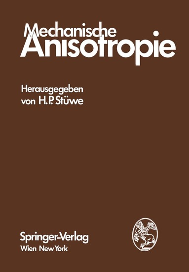 bokomslag Mechanische Anisotropie