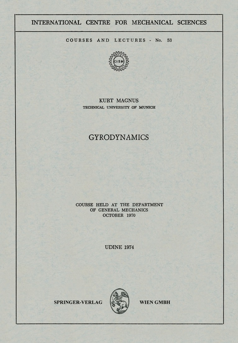K. Magnus - Gyrodynamics, Häftad