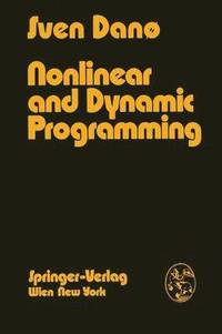 bokomslag Nonlinear and Dynamic Programming
