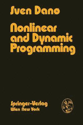 bokomslag Nonlinear and Dynamic Programming