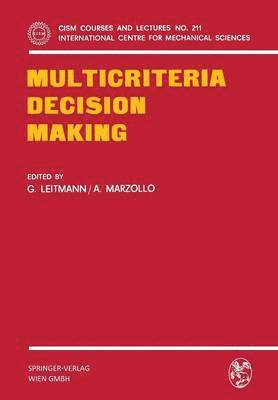 bokomslag Multicriteria Decision Making