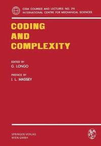 bokomslag Coding and Complexity