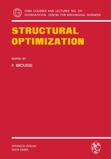 P. Brousse - Structural Optimization, Häftad