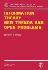 bokomslag Information Theory New Trends and Open Problems