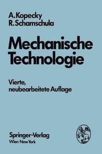 bokomslag Mechanische Technologie