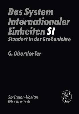 bokomslag Das System Internationaler Einheiten (SI)