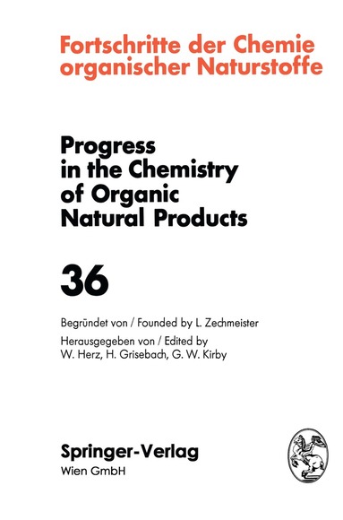 Fortschritte der Chemie Organischer Naturstoffe / Progress in the Chemistry of Organic Natural Products, Inbunden