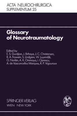 bokomslag Glossary of Neurotraumatology