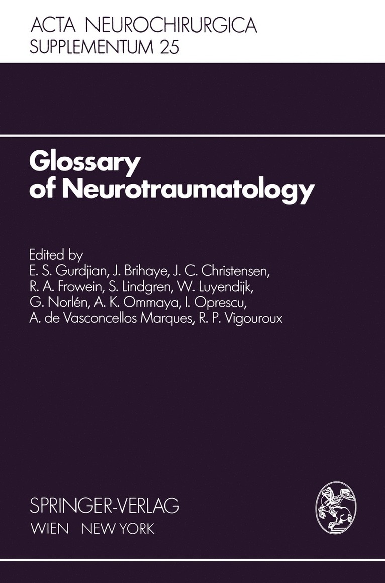 Glossary of Neurotraumatology 1