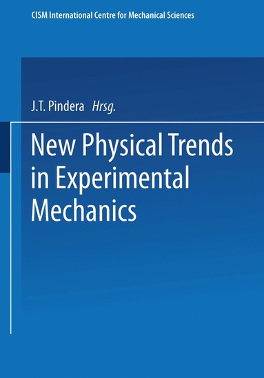 bokomslag New Physical Trends in Experimental Mechanics