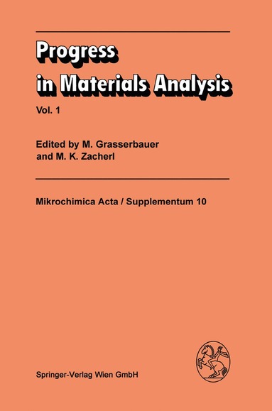 bokomslag Progress in Materials Analysis