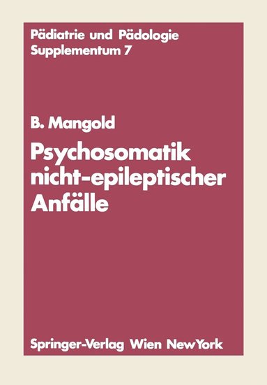 bokomslag Psychosomatik nicht-epileptischer Anfälle