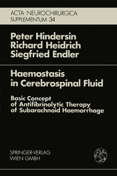 bokomslag Haemostasis in Cerebrospinal Fluid