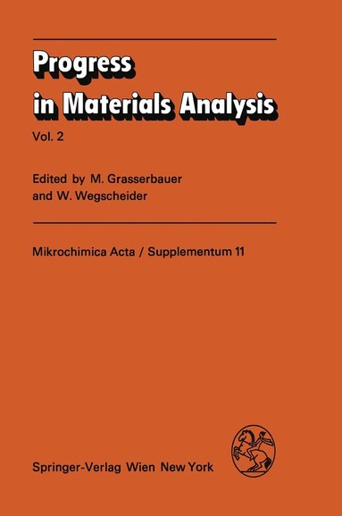 M. Grasserbauer, W. Wegscheider - Progress in Materials Analysis, Häftad