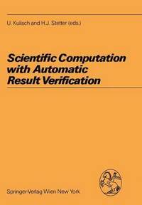 bokomslag Scientific Computation with Automatic Result Verification