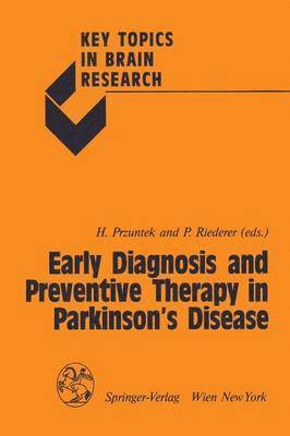 bokomslag Early Diagnosis and Preventive Therapy in Parkinson's Disease