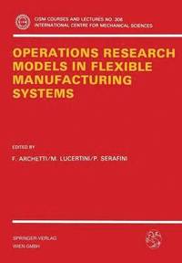 bokomslag Operations Research Models in Flexible Manufacturing Systems
