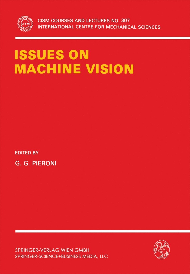 G.G. Pieroni, G. G. Pieroni - Issues on Machine Vision, Häftad