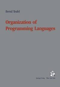 bokomslag Organization of Programming Languages