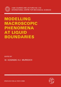bokomslag Modelling Macroscopic Phenomena at Liquid Boundaries