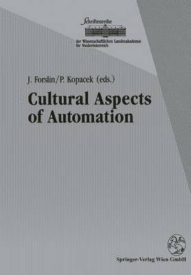 bokomslag Cultural Aspects of Automation