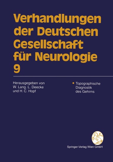 Wilfried Lang, Lüder Deecke, Hans C. Hopf - Topographische Diagnostik des Gehirns, Häftad