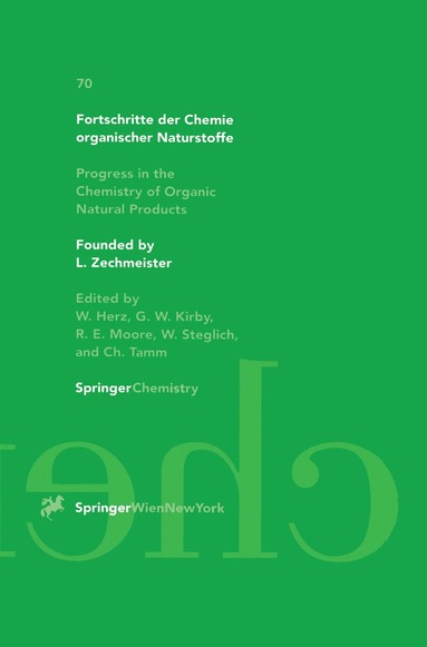 Zechmeister, W. Herz - Fortschritte der Chemie organischer Naturstoffe Progress in the Chemistry of Organic Natural Products, Inbunden