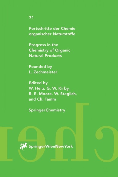 Fortschritte der Chemie organischer Naturstoffe / Progress in the Chemistry of Organic Natural Products, Inbunden