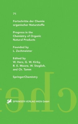 bokomslag Fortschritte Der Chemie Organischer Naturstoffe/Progress in the Chemistry of Organic Natural Products