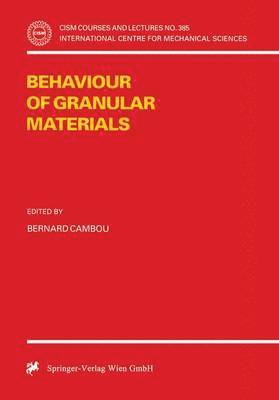 Behaviour of Granular Materials 1