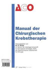 bokomslag Manual der Chirurgischen Krebstherapie