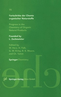 bokomslag Fortschritte Der Chemie Organischer Naturstoffe / Progress in the Chemistry of Organic Natural Products 75: v. 75
