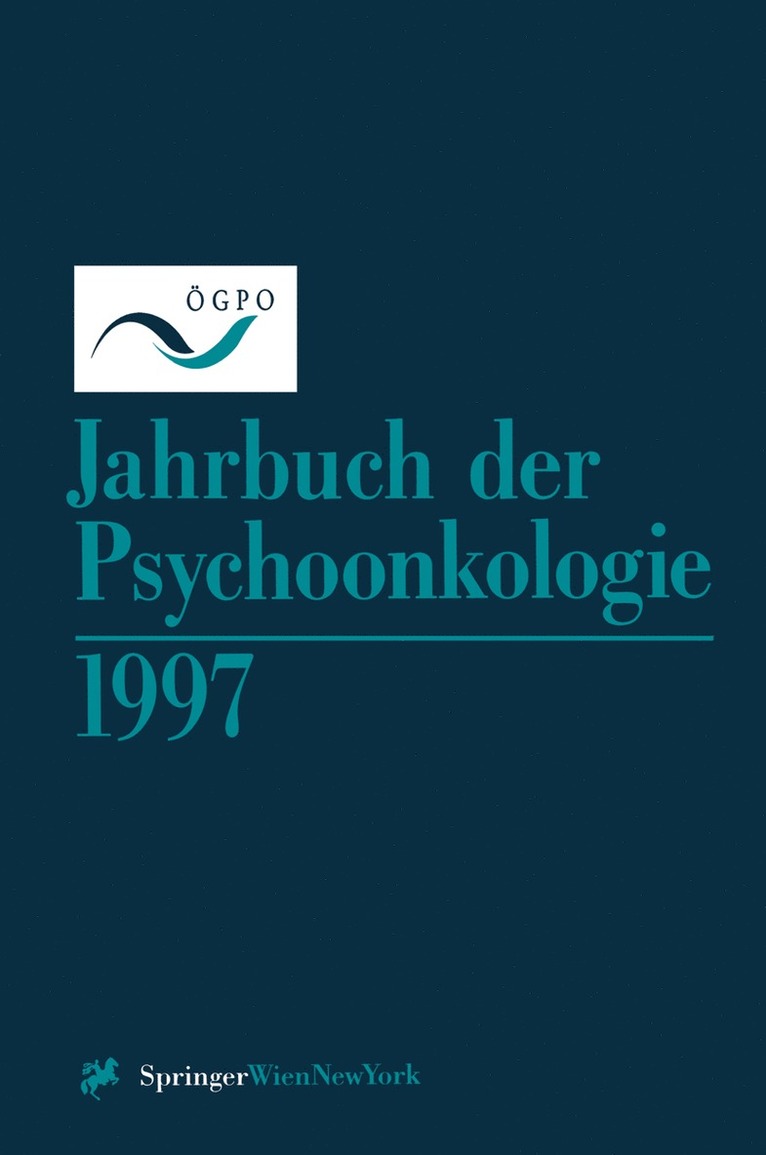 Jahrbuch der Psychoonkologie 1997 1