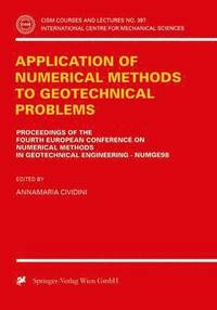 bokomslag Application of Numerical Methods to Geotechnical Problems