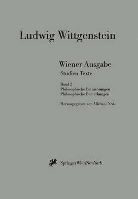 bokomslag Wiener Ausgabe Studien Texte