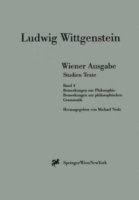 L. Wittgenstein, Michael Nedo, L. Wittgenstein - Wiener Ausgabe Studien Texte, Häftad
