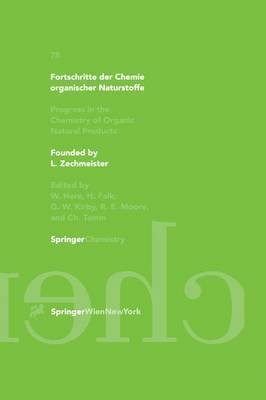 bokomslag Fortschritte der Chemie organischer Naturstoffe / Progress in the Chemistry of Organic Natural Products