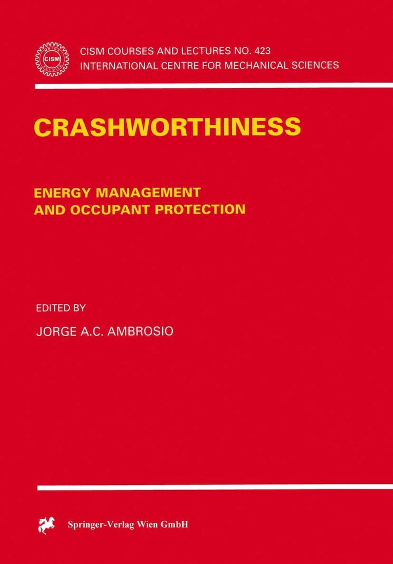 Jorge A.C. Ambrosio, Jorge A. C. Ambrosio - Crashworthiness, Häftad