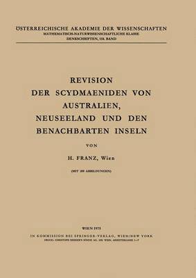 Revision der Scydmaeniden von Australien, Neuseeland und den Benachbarten Inseln 1