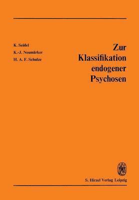 bokomslag Zur Klassifikation endogener Psychosen